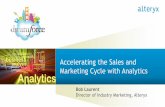 Accelerating the Sales and Marketing Cycle with Analytics - Alteryx at Dreamforce