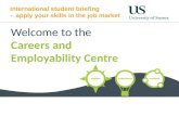 International Student Briefing - Apply Your Skills