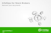 InfoSlips presentation for Stock Brokers