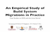 An Empirical Study of Build System Migrations in Practice (ICSM 2012)