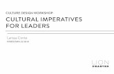 Cultural Imperatives for Leaders