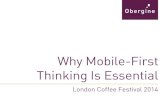 London Coffee Festival- Why Mobile First