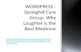 WORDPRESS - Springhill Care Group: Why Laughter is the Best Medicine