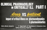 Pharmacology in critically ill