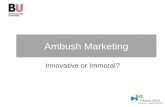 Ambush marketing guest lecture
