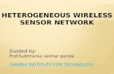 Hetrogenous wireless sensor network