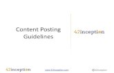 Content Posting Guidelines