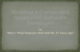 Building a Successful Career as a Software Developer