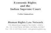 Economic Rights and Indian Supreme Court