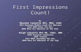 First impressions count.ppt