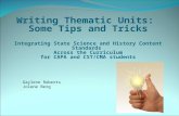 Resources for Writing Thematic Units