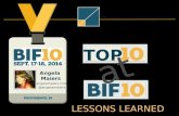 Lessons in Learning and Leadership: Reflections from #BIF10