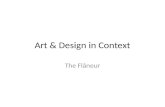 Art & design in context   the flaneur