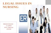 Legal issues in nursing ppt