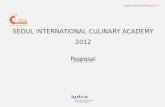 Seoul international culinary academy(2012.3.2)