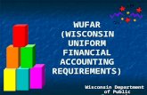 WUFAR (WISCONSIN UNIFORM FINANCIAL ACCOUNTING REQUIREMENTS)