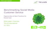 Benchmarking Social Media Customer Service