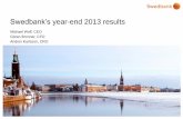 Swedbank’s year-end 2013 results