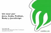 Un tour por Java, Scala, Python, Ruby y Javascript