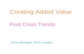 Clive Woodger: Creating Added Value. Post Crisis Trends