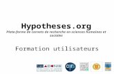 Formation Hypotheses.org