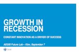 Peter Petermann, Carat (Germany).Growth in recession