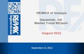 Savannah Market Trend RE/port- August