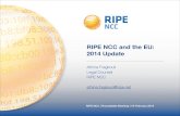 Update on RIPE/RIPE NCC European Union Engagement