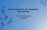 The Concept of Imamat in Quran