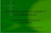 Intervención en crisis y victimología