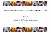 INDONESIAN FINANCIAL CRISIS AND BANKING REFORM10Feb03