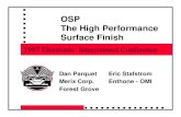 OSP The High Performance Surface Finish
