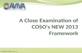 A Close Examination of COSO's NEW 2013 Framework
