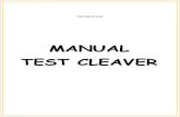 Test Cleaver (Manual)