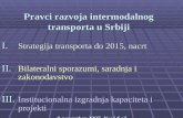 Pravci Razvoja Intermodalnog Transport A u Srbiji
