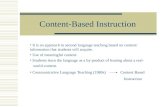 Content-Based Instruction