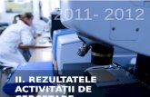 Raport al activitatii de cercetare 2011 - UAIC