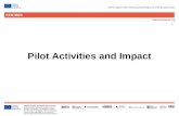 Centres pilot activities presentation