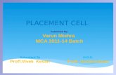 Placement Cell project