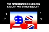British English vs American English