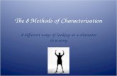 Yr 7 novel the 8 methods of characterisation