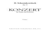 Shostakovich Violin Concerto No 1, Opus 77