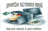 preventive maintenance manual
