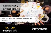 Netcat community engagement with relate 0.4