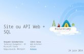 [AzureCamp 24 Juin 2014] Site ou API Web + SQL par Benjamin Guinebertière et Cédric Derue