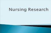 Nursing Research Lec 09