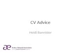 Arthur Edward Associates CV Advice