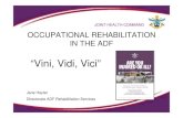 Occupational rehabilitation in the adf  hayter