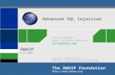 OWASP - Advanced SQL Injection
