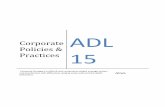 ADL 15 - Corporate Policies and Practices Material